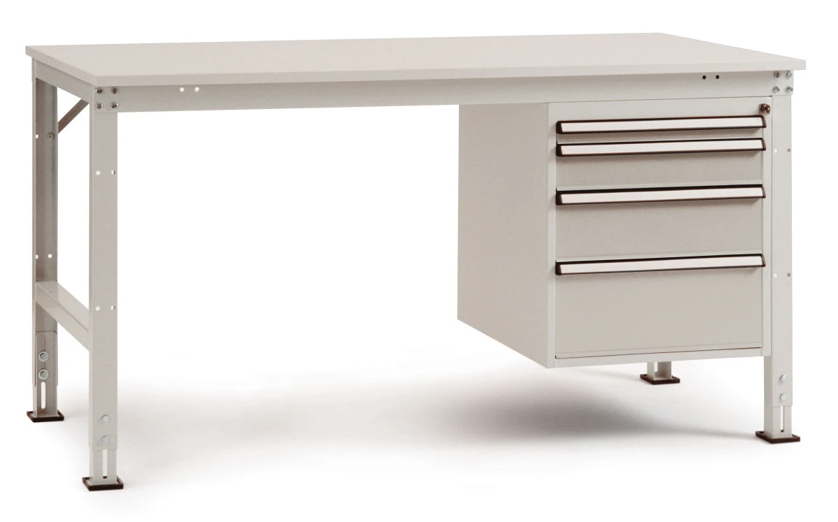 5 Arbeitstisch  UNI-KOMPL1500-500-4SF-LICHT