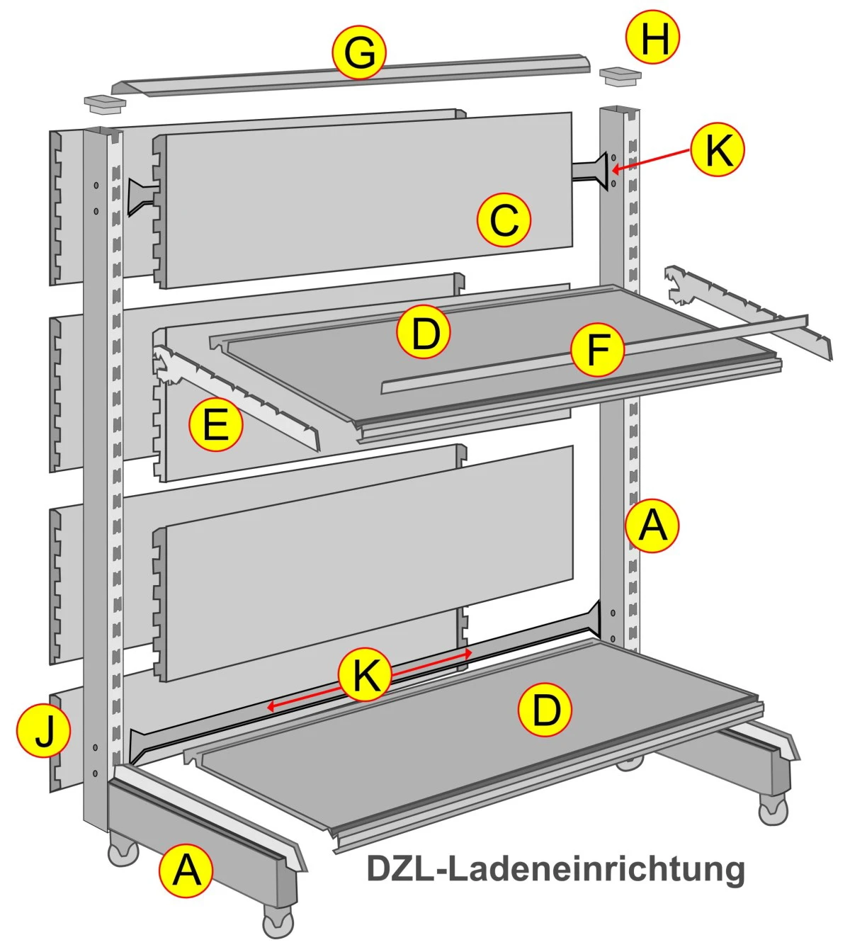 NEU-Gondel - einseitig fahrbar-1200