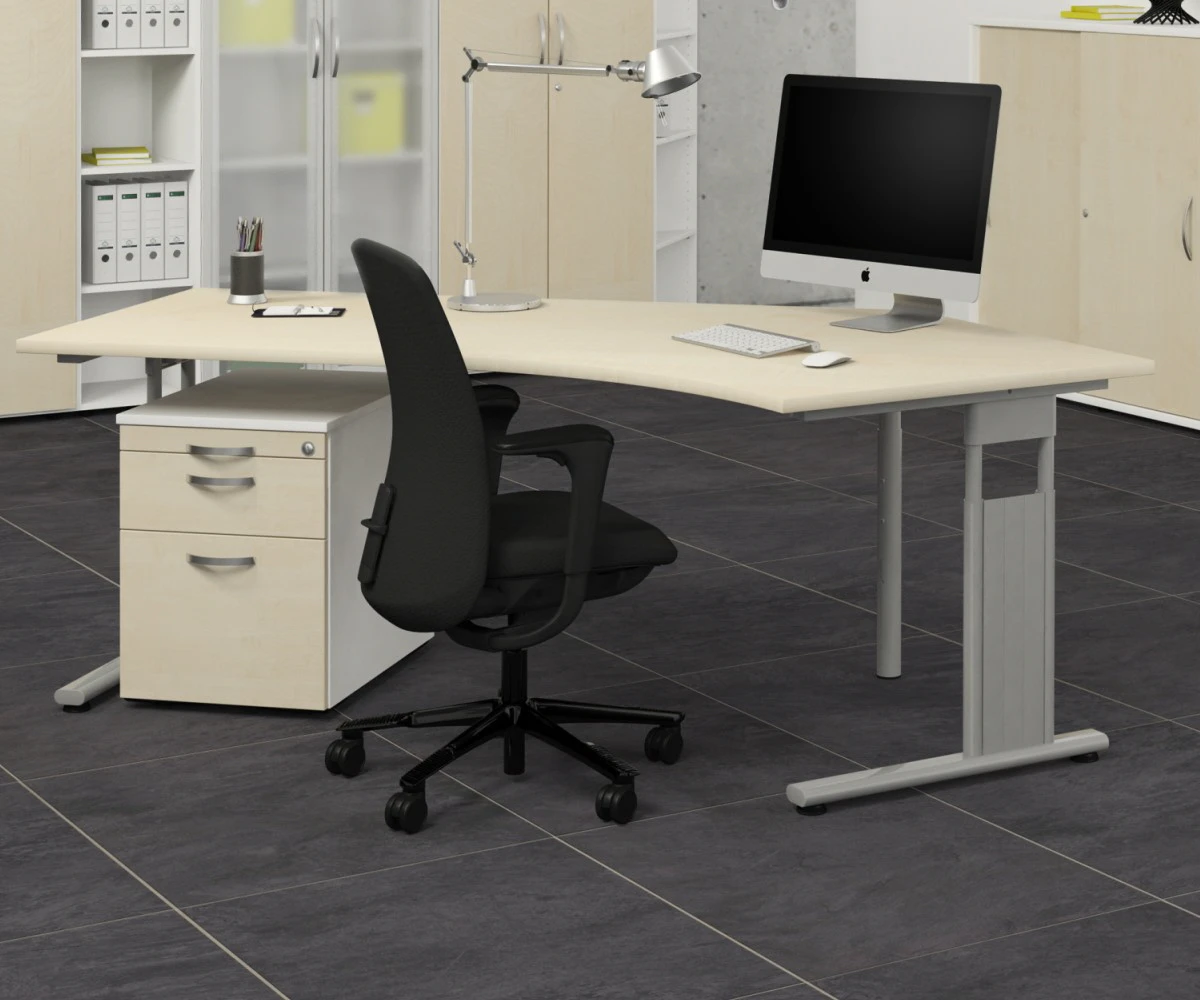 C_Fuss_Flex_Ahorn_Weiss_1_42cad3de7a Bild1 Schreibtisch C_Fuss_Flex_Ahorn_Weiss_1_42cad3de7a Bild1 Schreibtisch