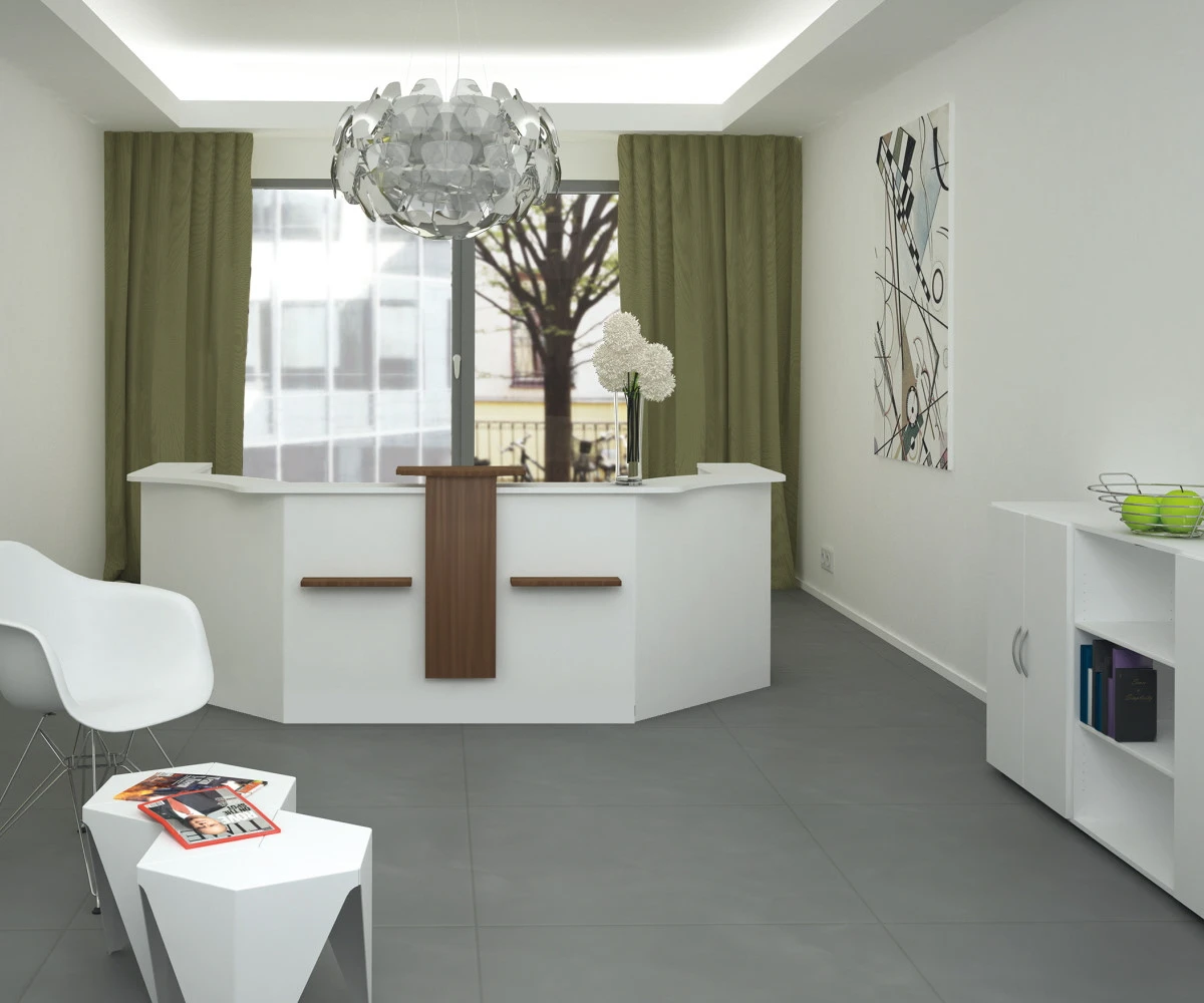 Empfangstheke_WeiÃ_Nussbaum_8f7cd2a755 Empfangstheke_WeiÃ_Nussbaum_8f7cd2a755