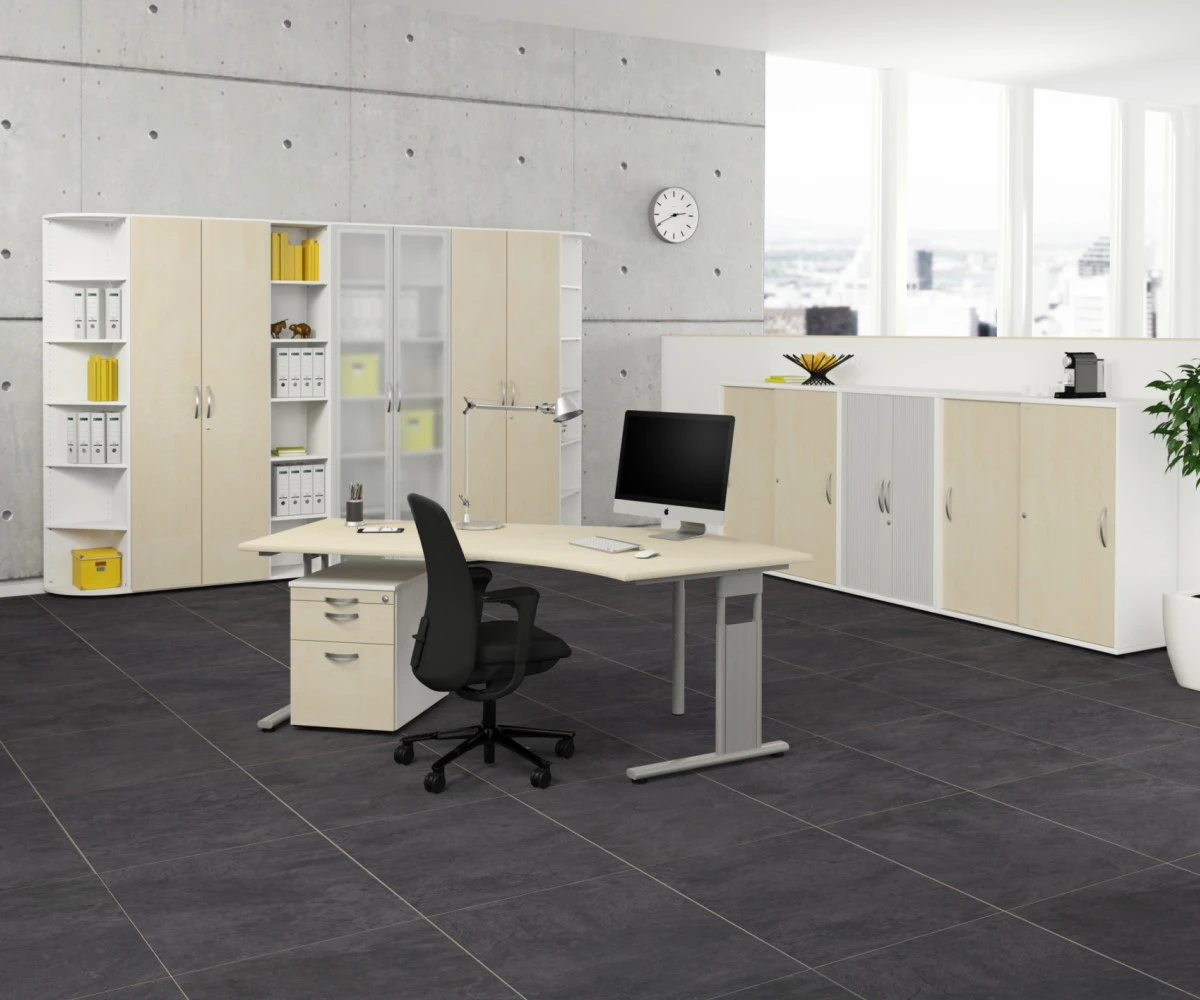 C_Fuss_Flex_Ahorn_Weiss_1_42cad3de7a Schreibtisch C_Fuss_Flex_Ahorn_Weiss_1_42cad3de7a Schreibtisch